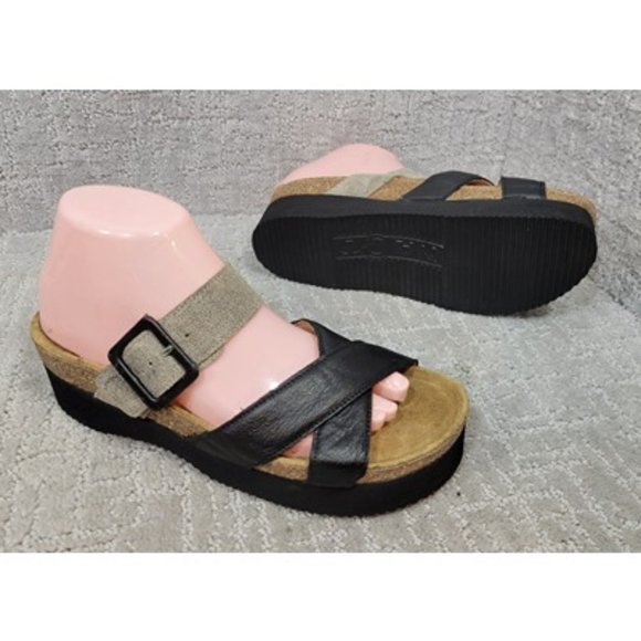 NAOT Juliette Women's Size EU 39 Beige/Beige Leather Strappy Sandals - Picture 5 of 12